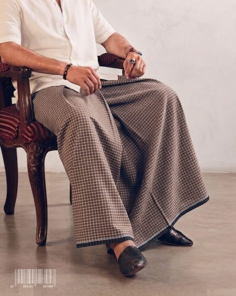 Taupe Micro Check – 5.5 Haat