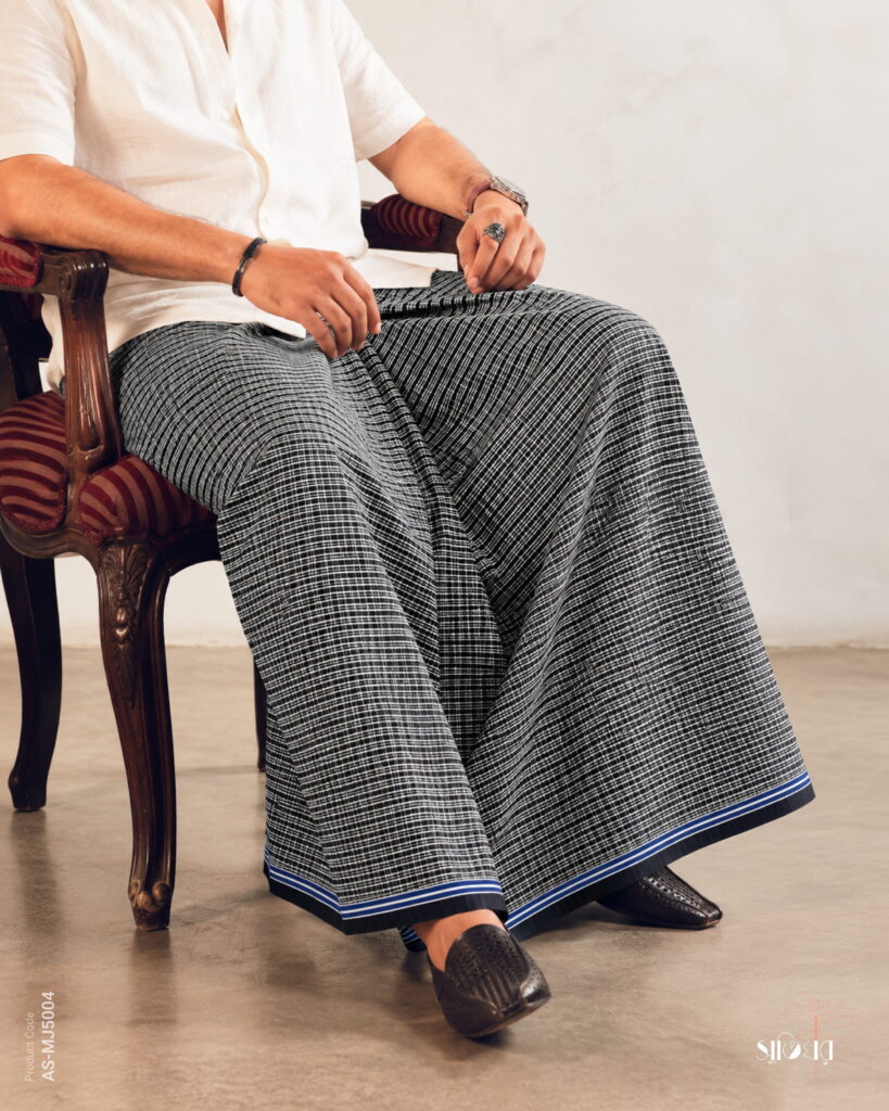 Black & White Micro check – 5 Haat