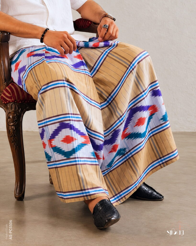 Golden Blue Check – 6 Haat